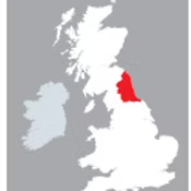 Map of the North East
