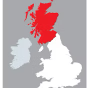 Regional map of Scotland