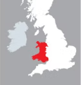 Map of Wales
