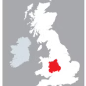 Map of West Midlands