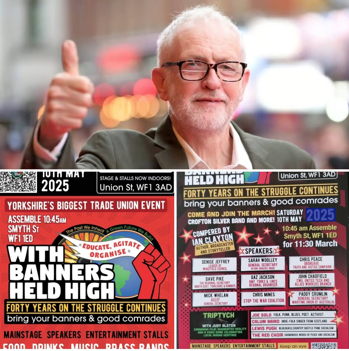 10 May the struggle goes on -Banners Held High Festival 2025
