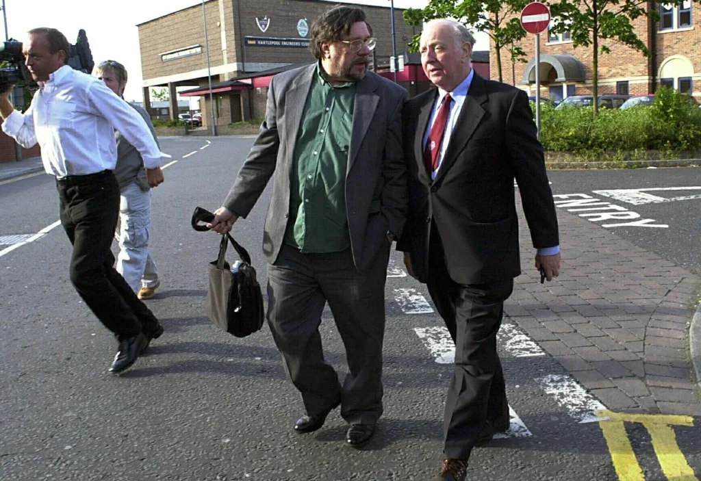 Ricky Tomlinson and Arthur Scargill