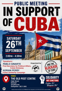 Poster of SLP Event on Cuba