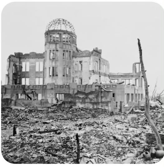 Picture of Hiroshima after the A bomb